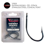 Viper - Katana Hooks - 5 Pack