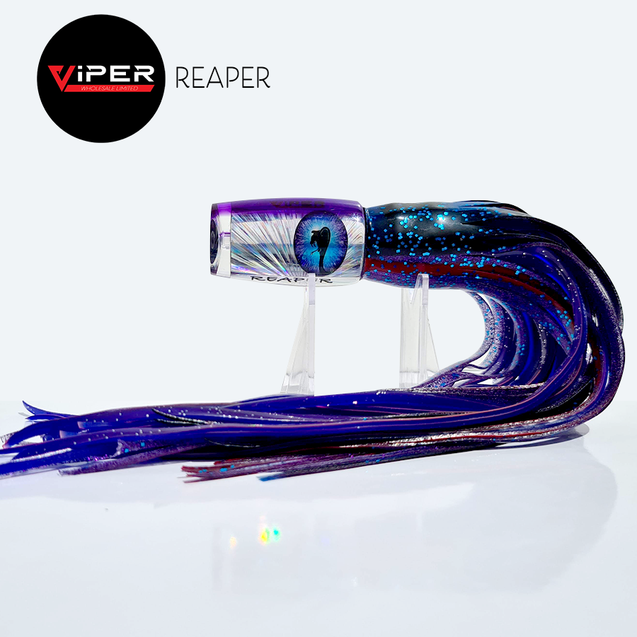 Viper - The Reaper Game Lure (Rigged or Unrigged, 32 Skirt Combos)