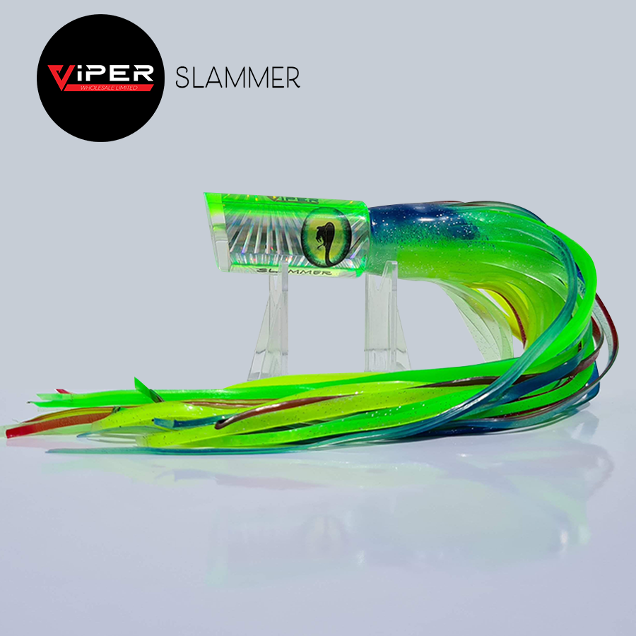 Viper - Slammer Game Lure (Rigged or Unrigged, 32 Skirt Combos)