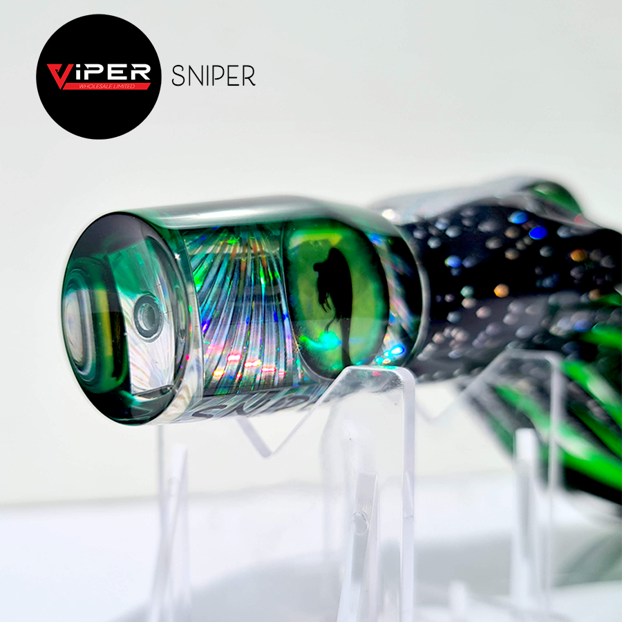 Viper - Sniper Game Lure (Rigged or Unrigged, 32 Skirt Combos)