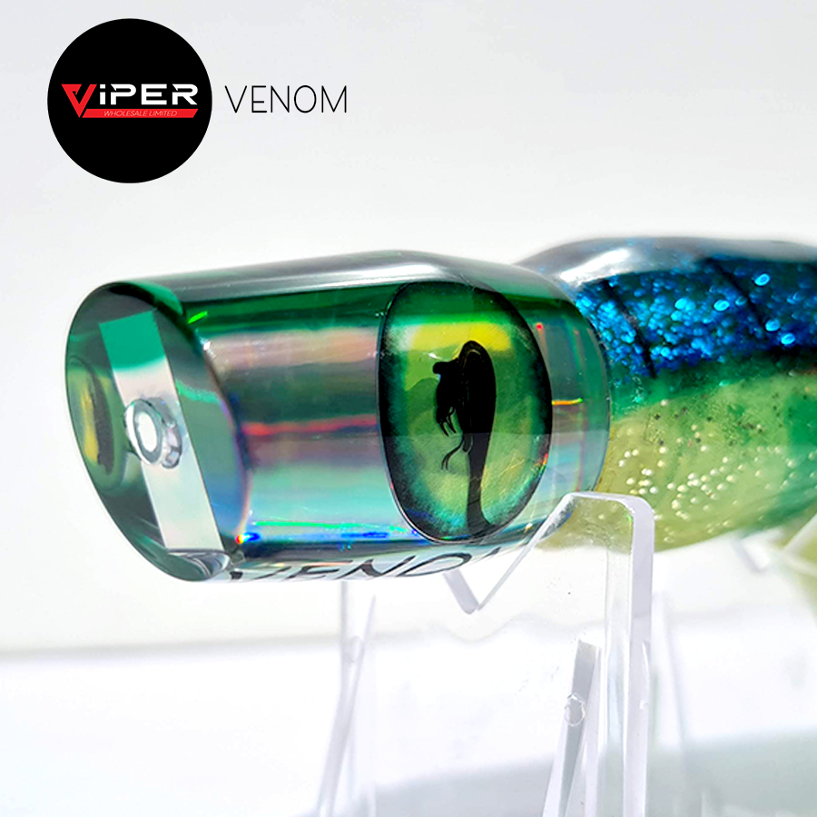 Viper - Venom Game Lure (Rigged or Unrigged, 32 Skirt Combos)