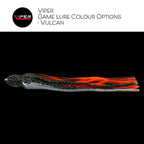 Viper - Banshee Game Lure (Rigged or Unrigged, 32 Skirt Combos)