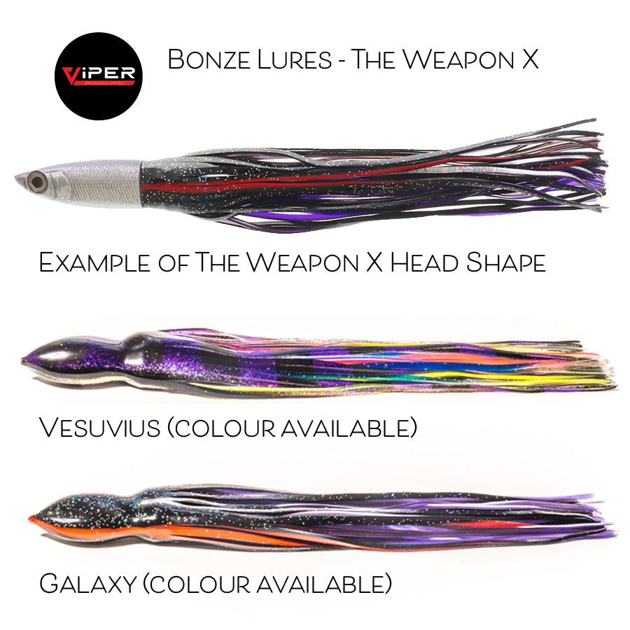Bonze - The Weapon X Game Lure Range