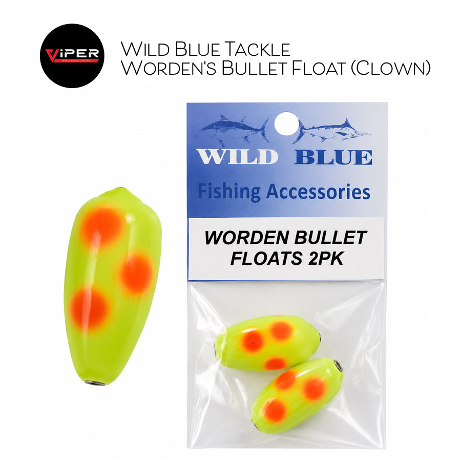 Wild Blue Tackle - Worden's Bullet Float (Clown)