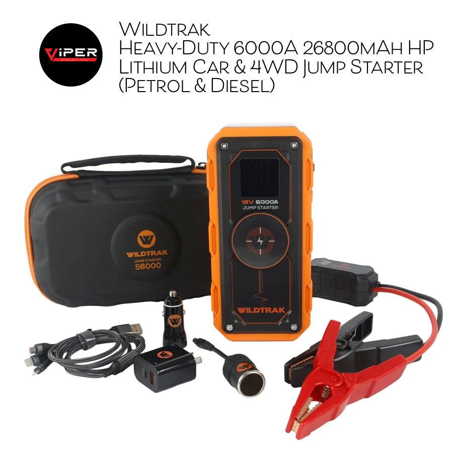 Wildtrak - Jump Starter Range (4000a & 6000A)