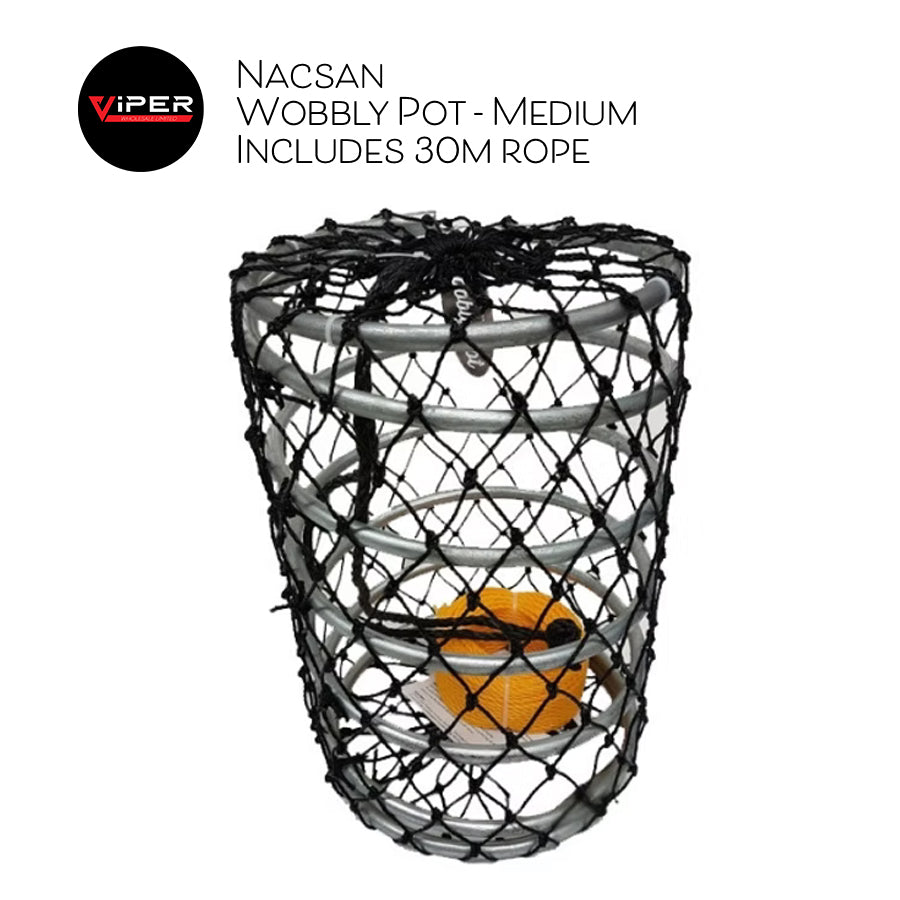 Wobbly Pot - Burley Cage with 30m Rope (Medium & Large)