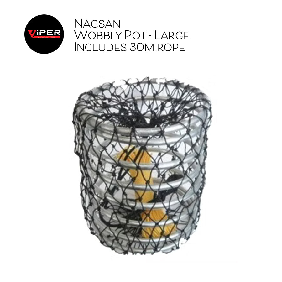 Wobbly Pot - Burley Cage with 30m Rope (Medium & Large)
