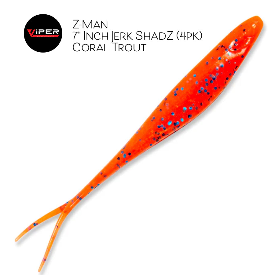 Z-Man - 7" Inch Jerk ShadZ (4pk) Range