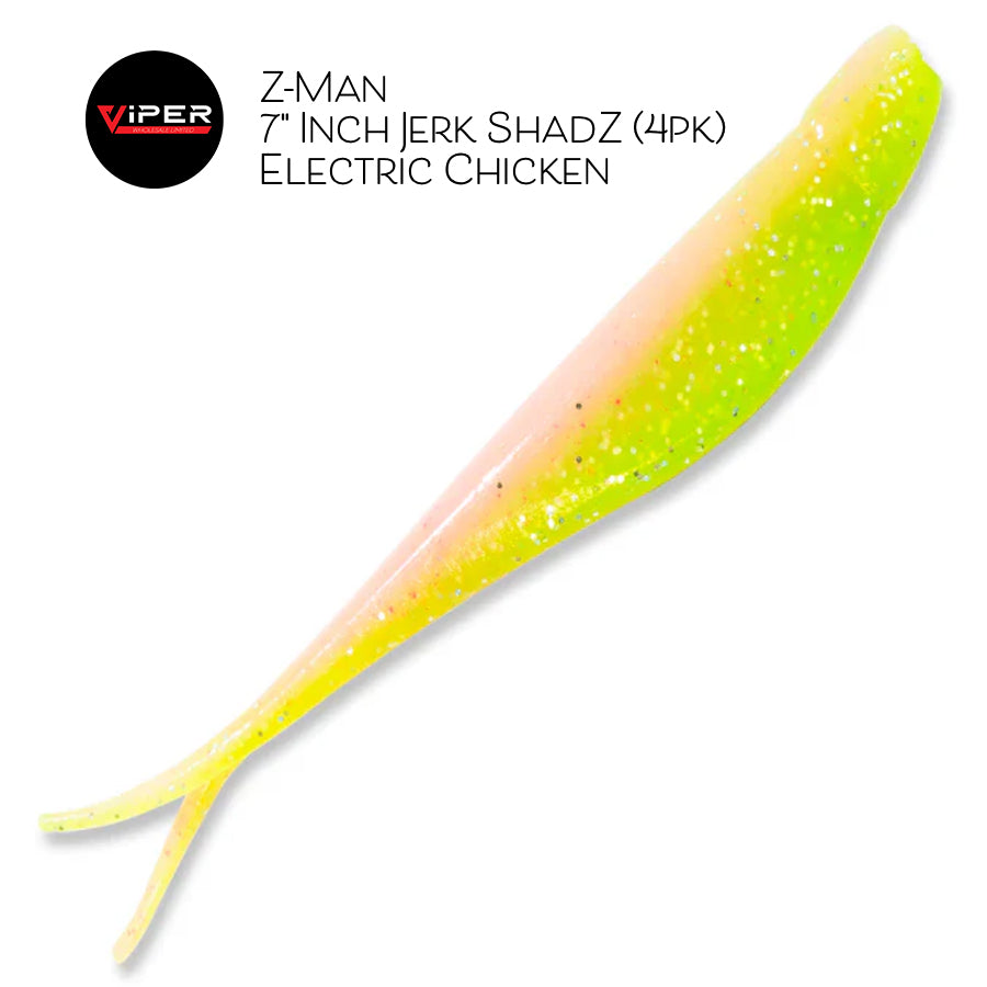 Z-Man - 7" Inch Jerk ShadZ (4pk) Range
