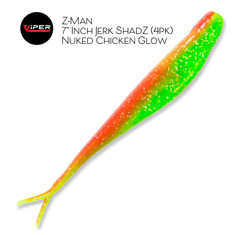 Z-Man - 7" Inch Jerk ShadZ (4pk) Range