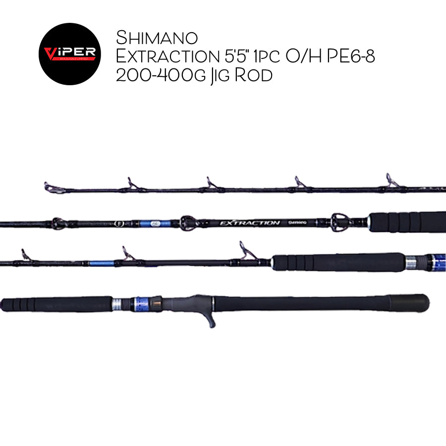Shimano - Extraction 5'5" 1pc O/H PE6-8 200-400g Jig Rod