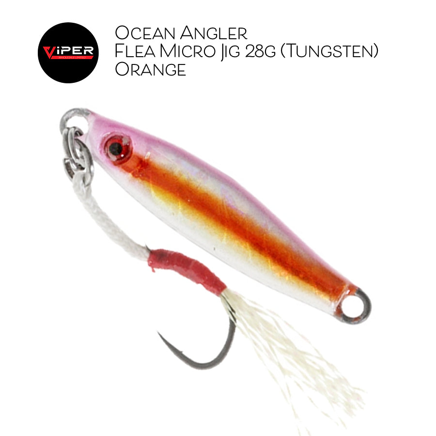 Ocean Angler - Flea Micro Jig (28g - Orange)