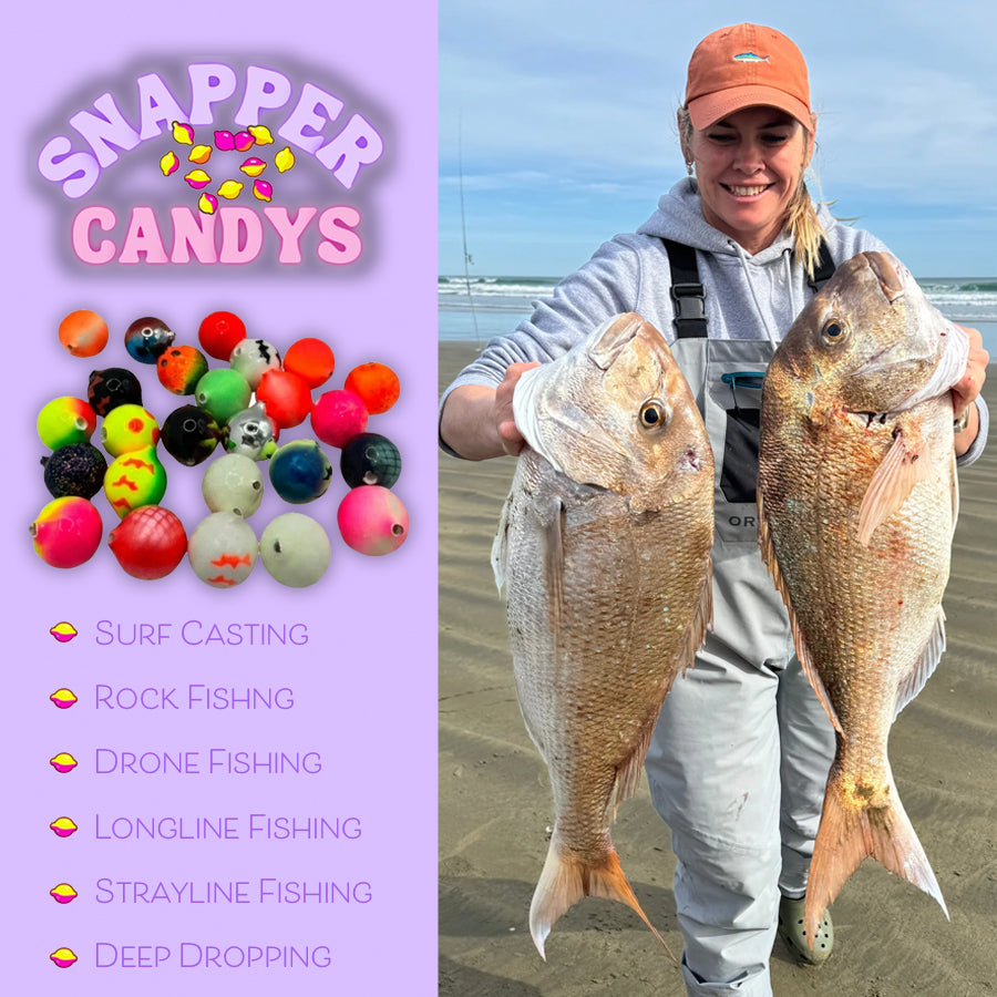Snapper Candy - UV Bead Range (24 colours - 5 Pack)