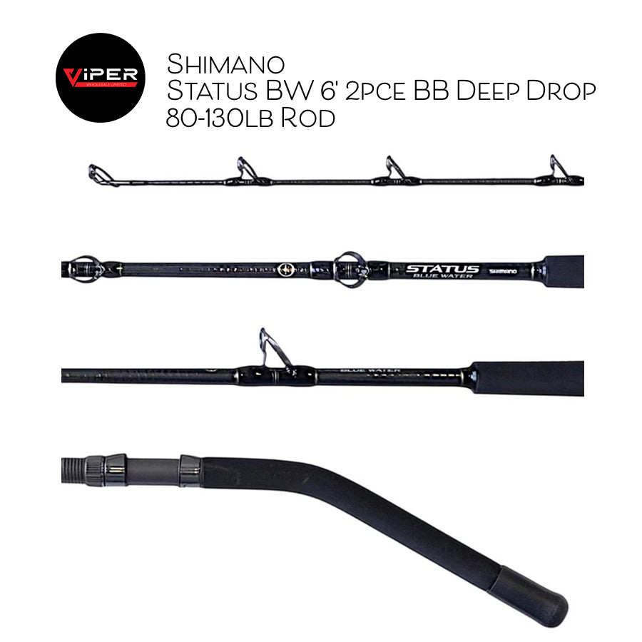 Shimano - Status BW 6' 2pce Bent Butt Deep Drop 80-130lb Rod