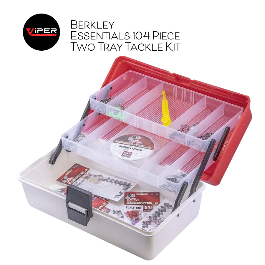 Berkley - Essentials 104 Piece Two Tray Tackle Kit